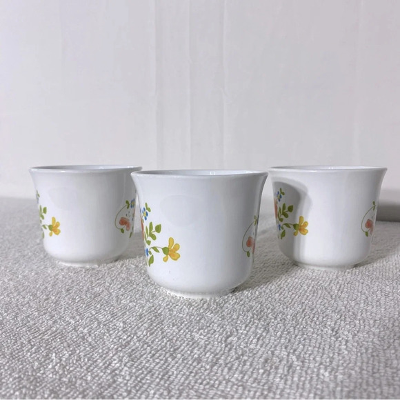 Vintage Corelle  By Corning Wildflower Mugs Coffee Cups x3 - Picture 5 of 10